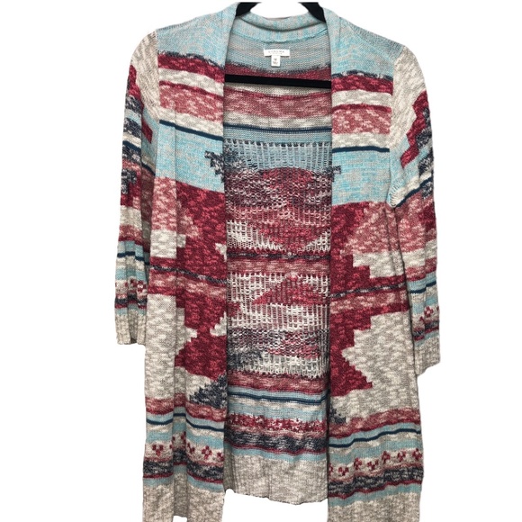 Sonoma Sweaters - Sonoma Tribal Cardigan Medium